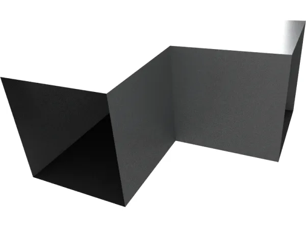 Aluminum 90-degree duct elbow for lightweight HVAC direction changes