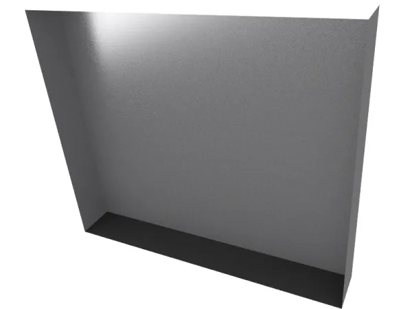 Aluminum duct end cap for sealing lightweight HVAC openings