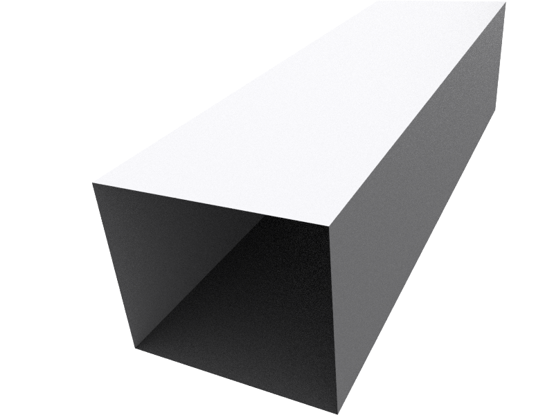 Galvanized steel straight duct fitting for residential HVAC systems