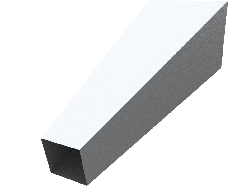 Galvanized steel duct transition fitting for HVAC trunk line reductions