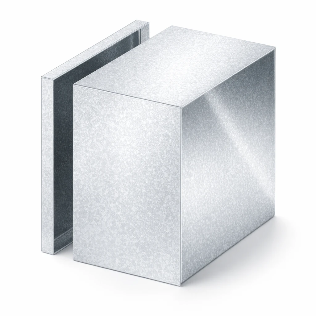 Galvanized furnace plenum