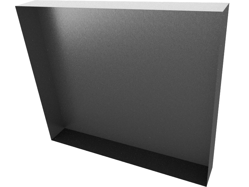 Stainless steel duct end cap for sealing industrial HVAC openings