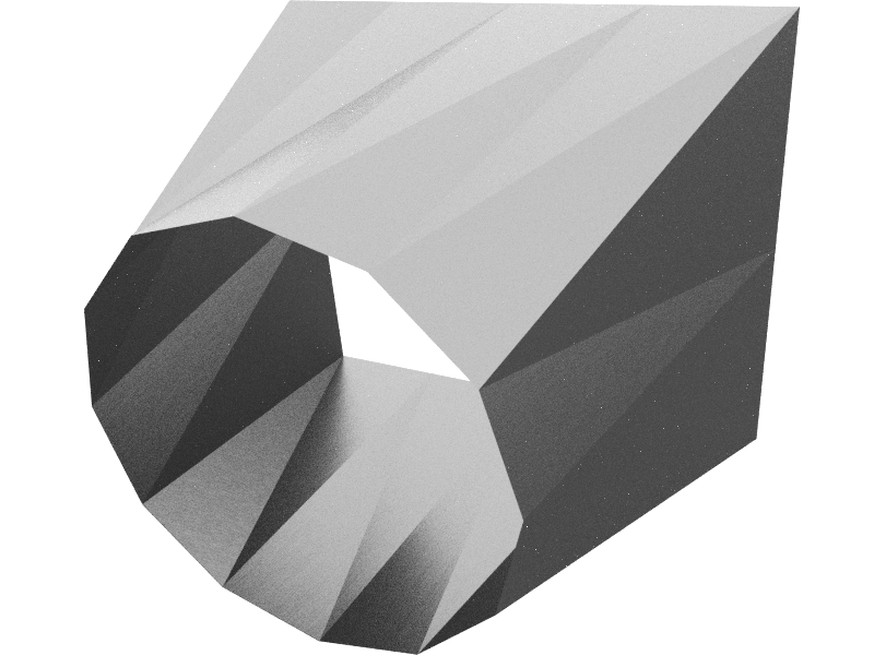 Stainless steel square to round duct adapter for industrial HVAC