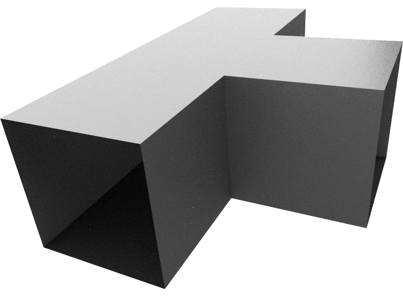 Stainless steel tee duct fitting for commercial airflow distribution